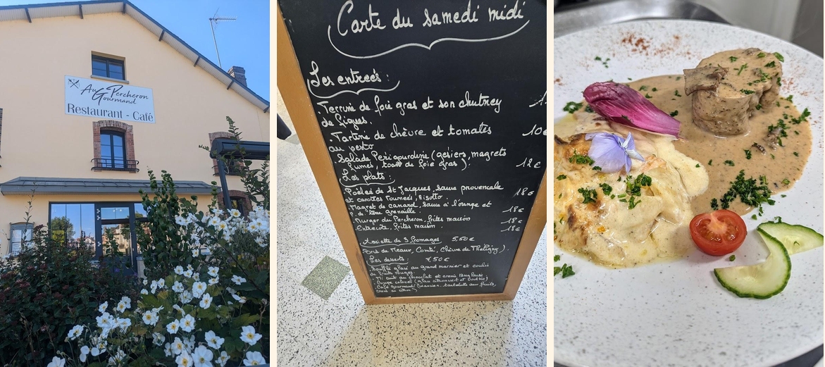 Au Percheron Gourmand - Menu Image 1